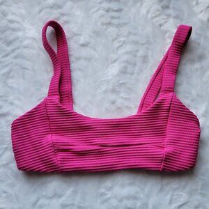 L*Space Bikini Top Women's XS Pink Jess Swimwear NWOT